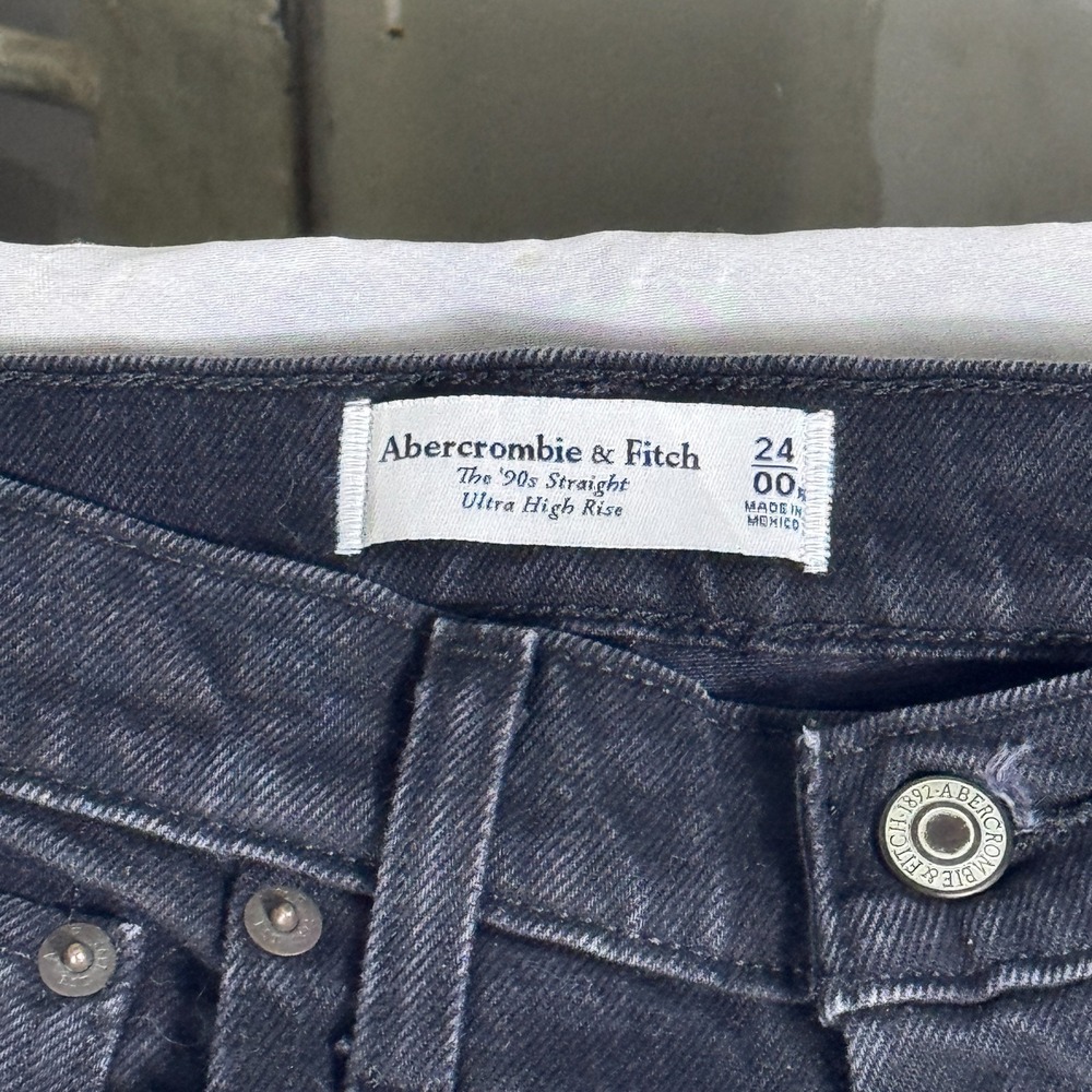 Abercrombie & Fitch Pacsun Womens Jeans Blue Black Ultra High Rise 24 Lot Of 3 - Picture 10 of 12